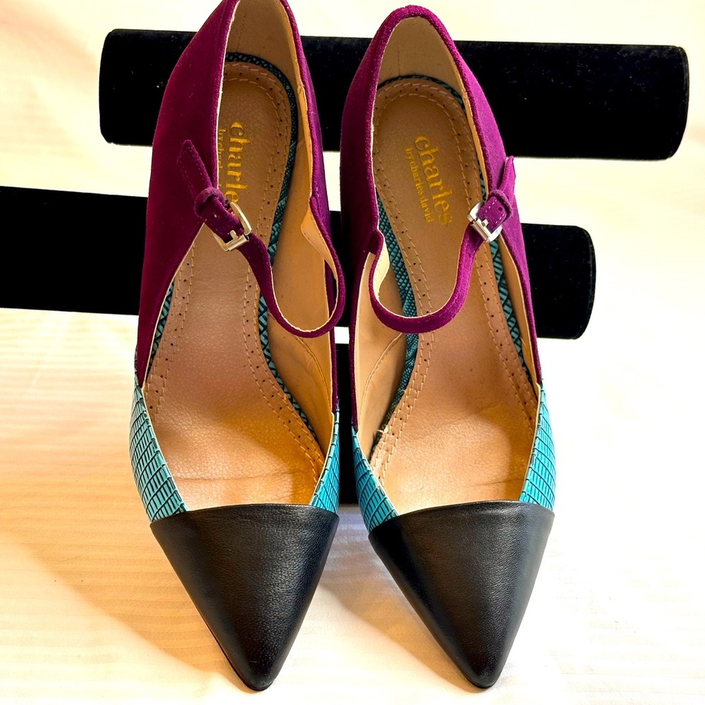Charles David Block Color Heels
